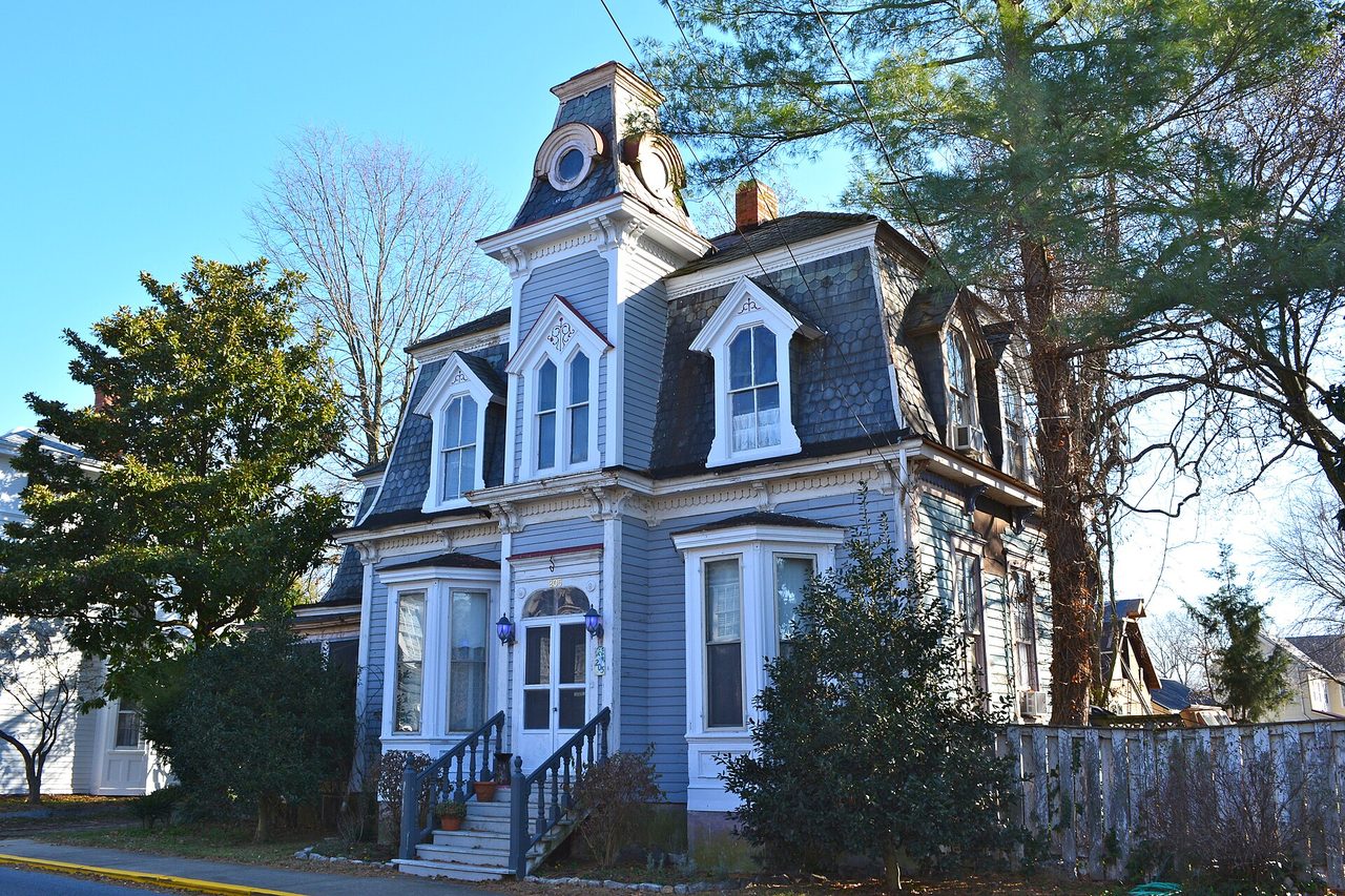Historic Victorian home on Federal Street, Milton, Delaware